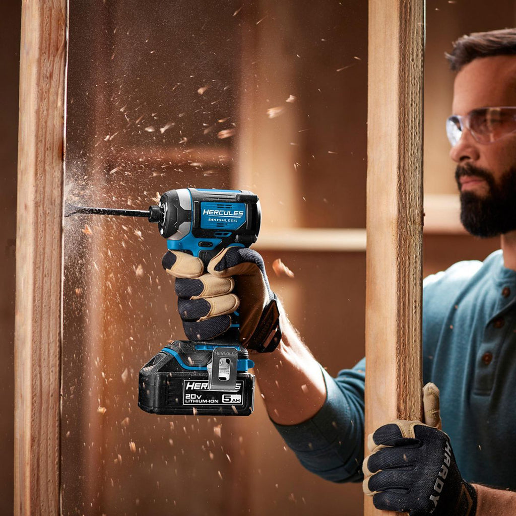 20V Brushless Cordless 1/4 in. 3-Speed Impact Driver Kit with 2 Ah Battery and Charger I728