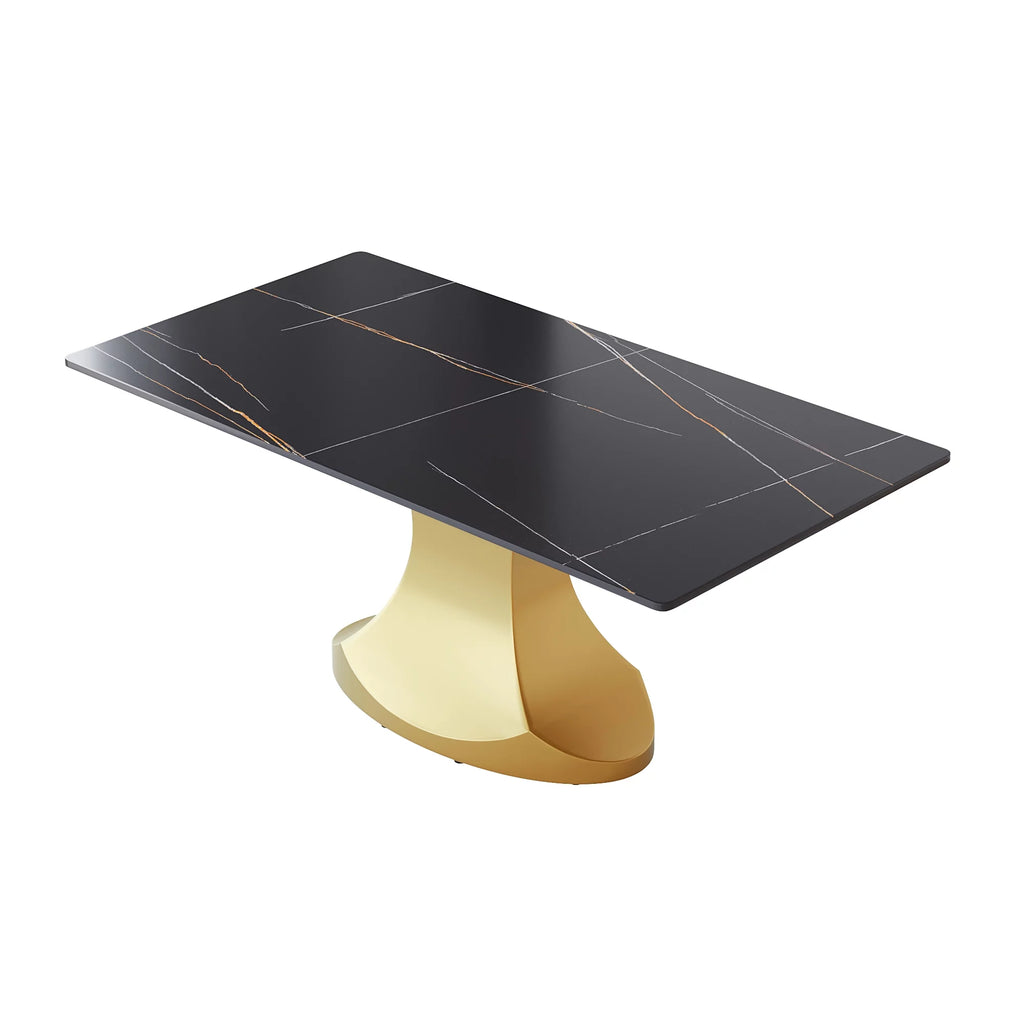 71" Sintered Stone Dining Table for 6 Person H161397