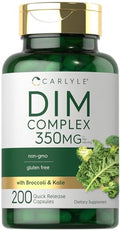 350mg 200 Count Vegetarian Non-GMO Gluten Free DIM Supplement D255