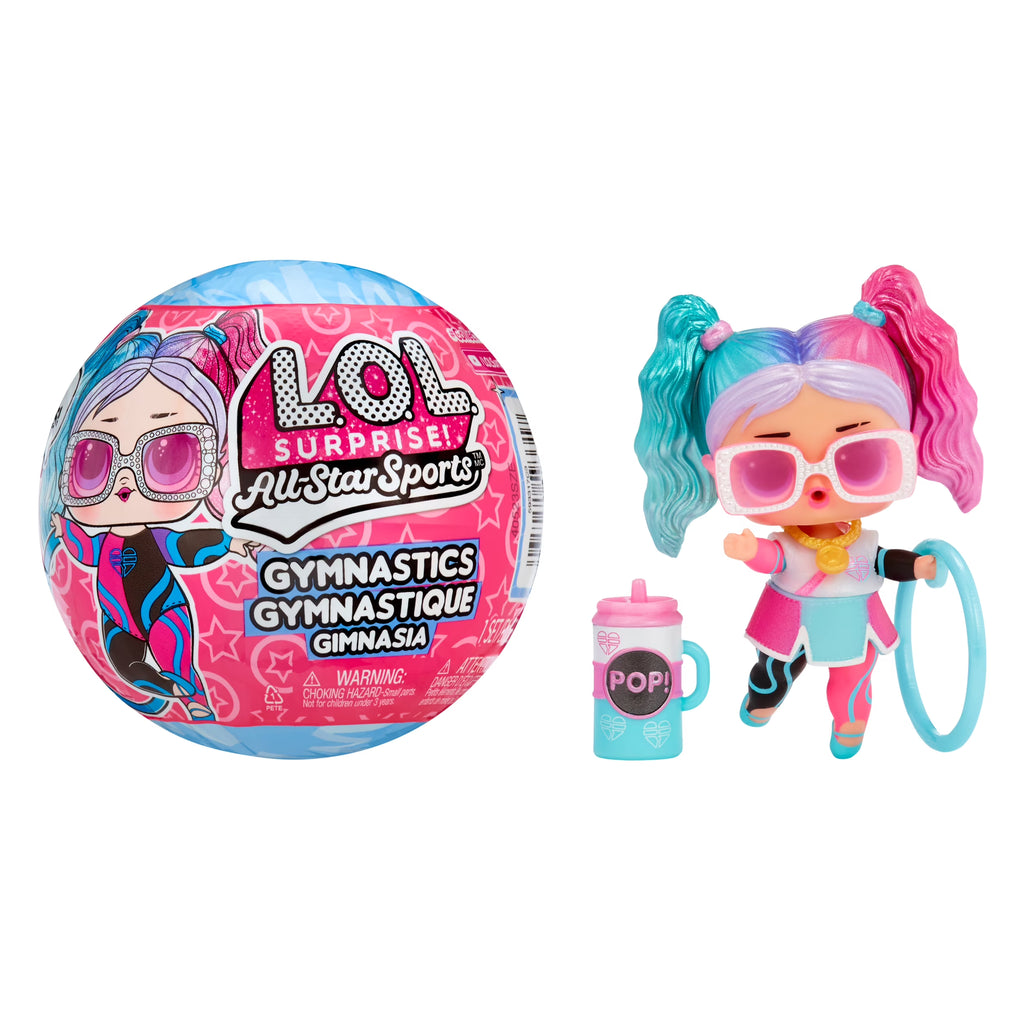 LOL Surprise Gymnastics Doll with 8 Surprises, Balance Beam Ball, Ages 4+ A9506