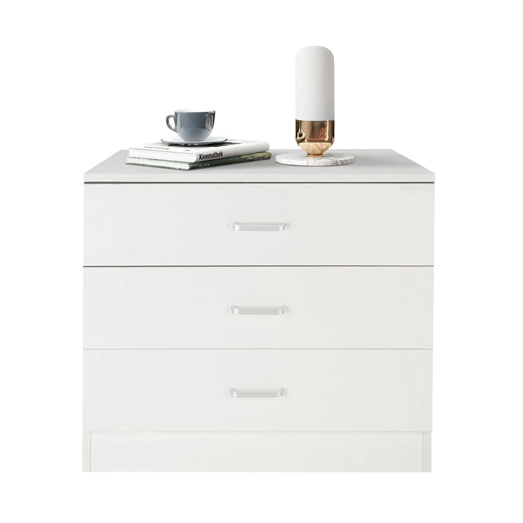 Black 4 Drawer Wood Dresser Z24972