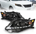Black Projector Replacement Headlights LED Bar Set V93742