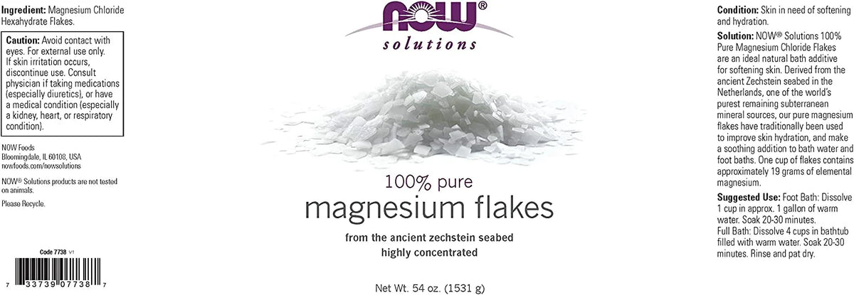 Magnesium Flakes 54 oz Pack of 4 G231