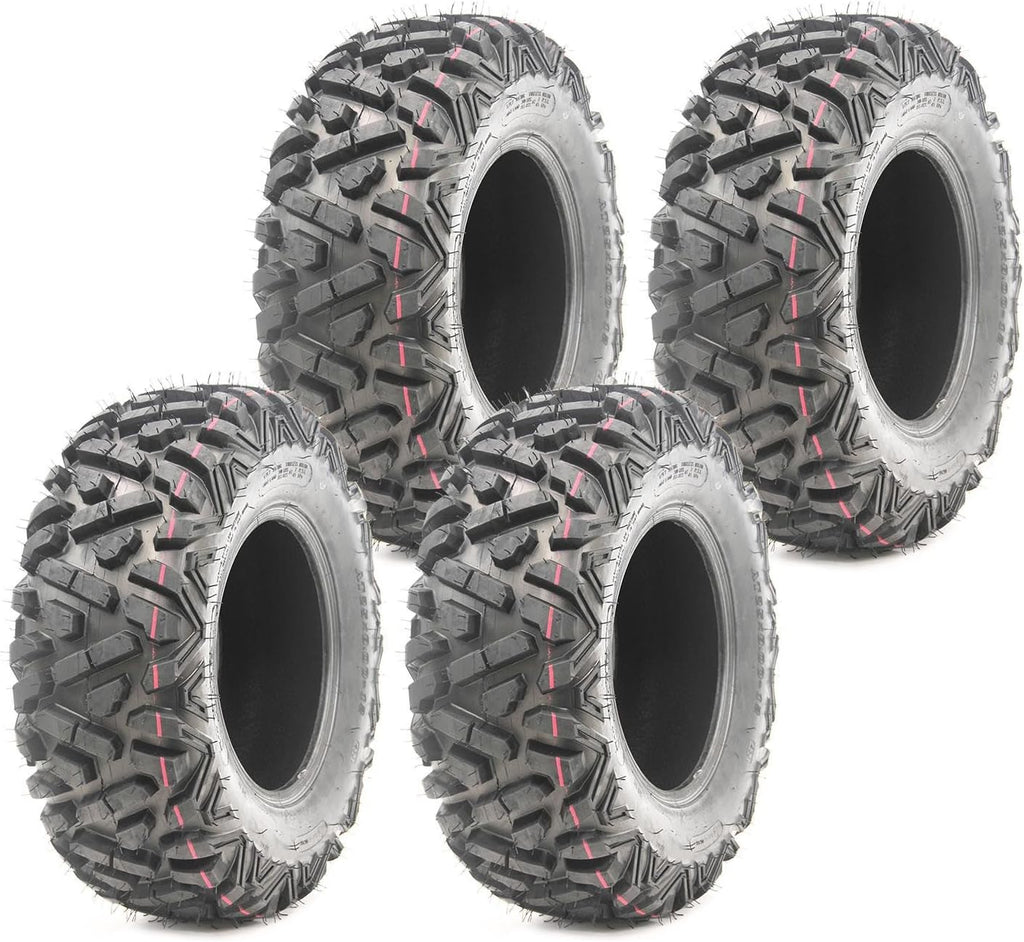 Set 4 ATV Tires 24x8-12 & 25x11-10 6PR Y5878