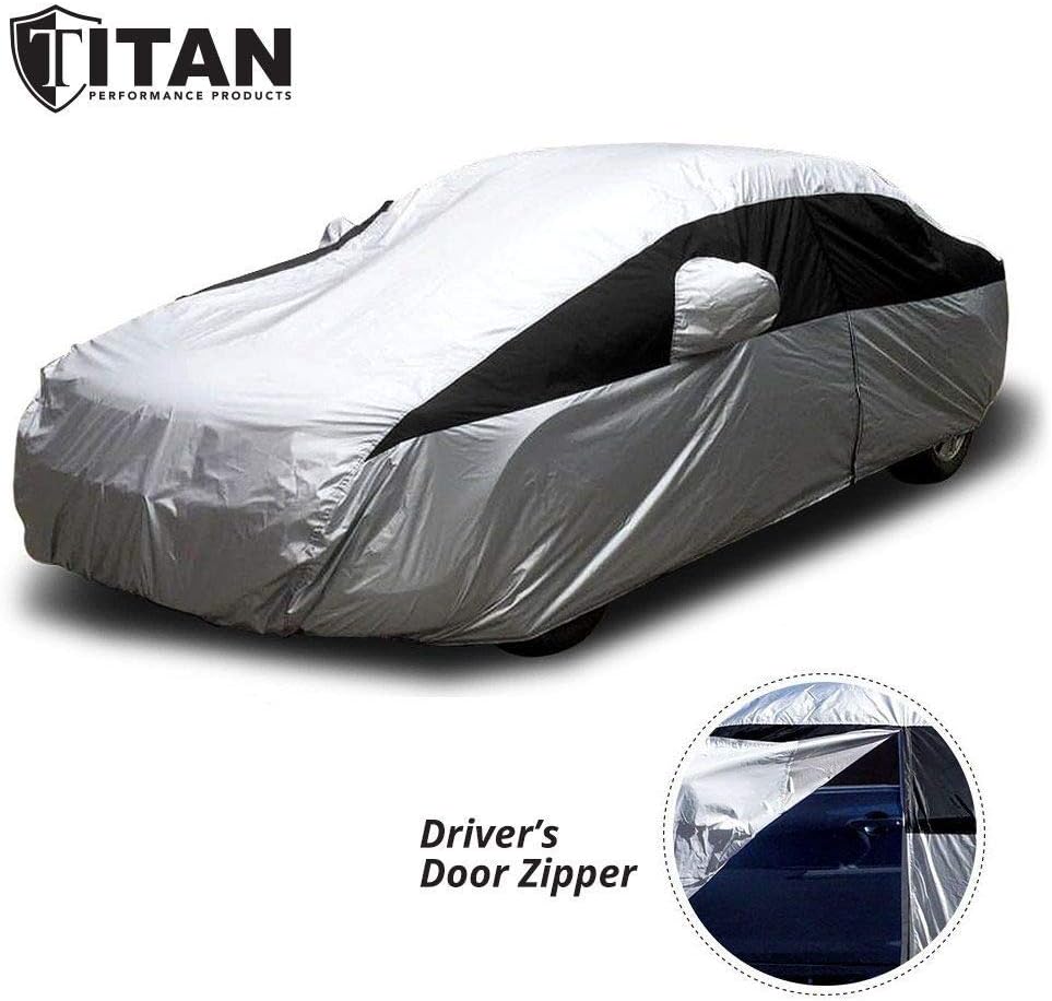 Lightweight Poly 210T Car Cover for Mid-Size SUV 188-206 F62143