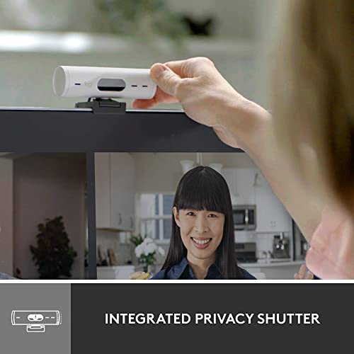 Full HD Webcam with Auto Light Correction, Privacy Cover, USB-C Cable - Rose U4751