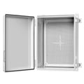Junction Box, Hinged Cover Stainless Steel Latch IP67 Waterproof Plastic Enclosure 400×300×180mm S598375