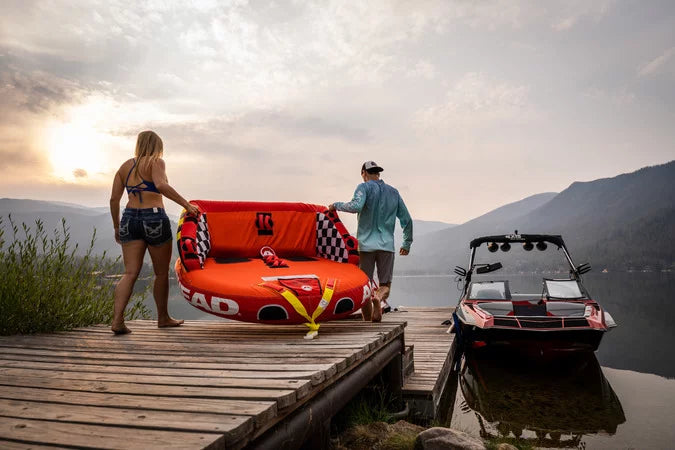 Inflatable Two Person Towable Tube Q5695