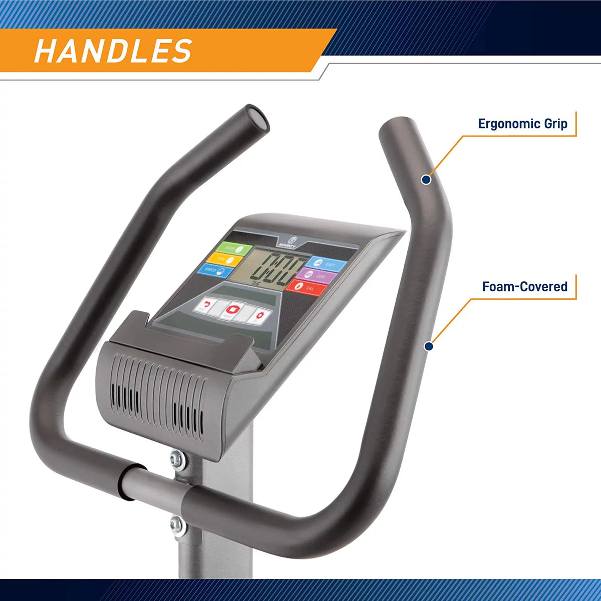 Upright Exercise Bike with Adjustable Seat L1688