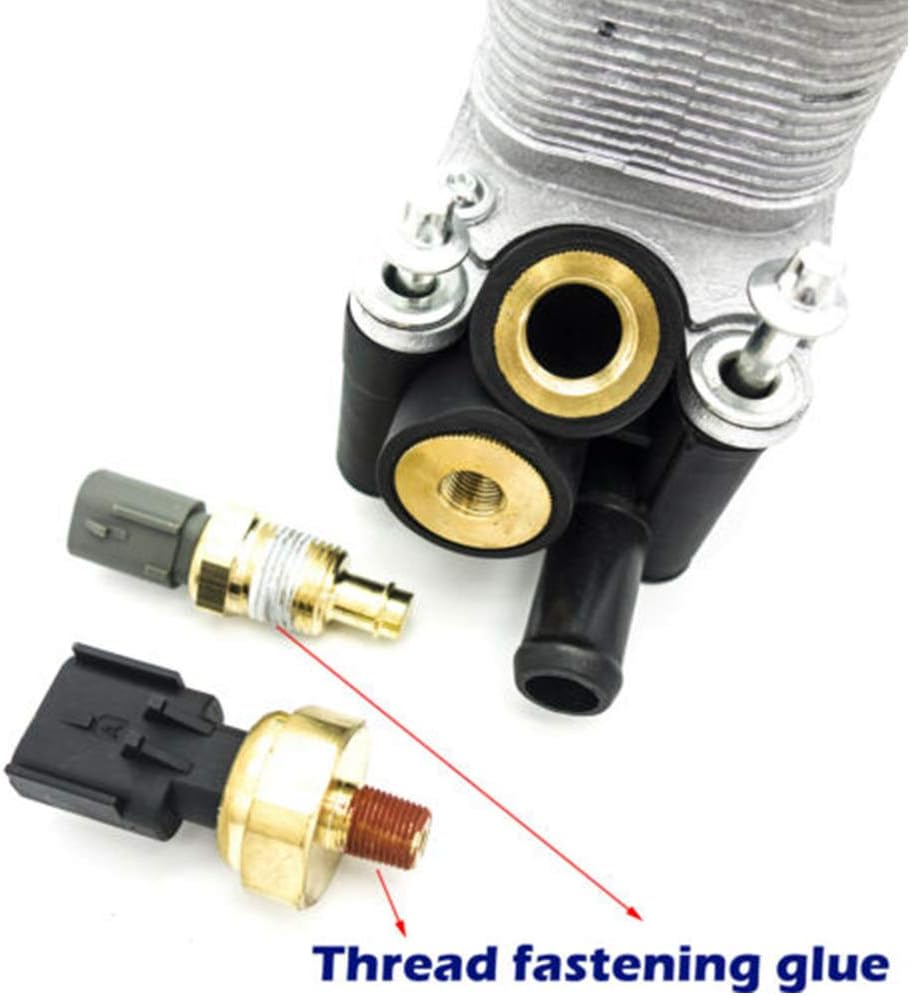 Engine Oil Filter Cooler Housing Assembly Complete Kit Compatible with 3.6L G5974
