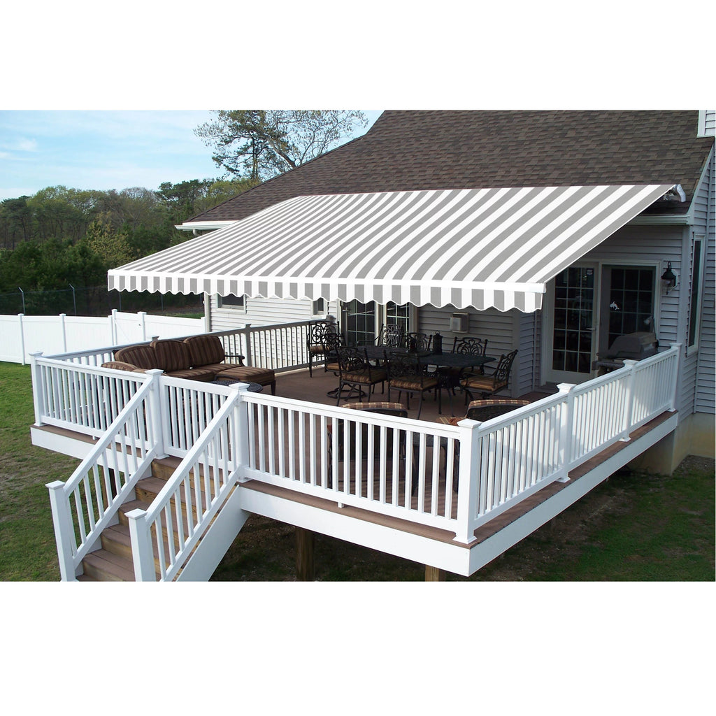 20' x 10' Retractable Motorized Patio Awning Y41350