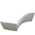 Steel Grey Curved Picnic Bench V928547