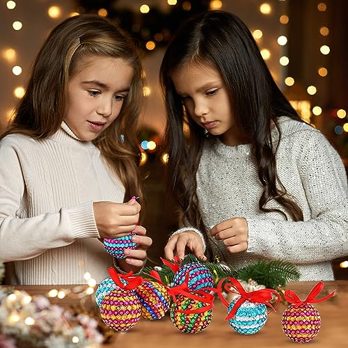 20 Sets Christmas Crafts Sequin Ornaments Kit Q884