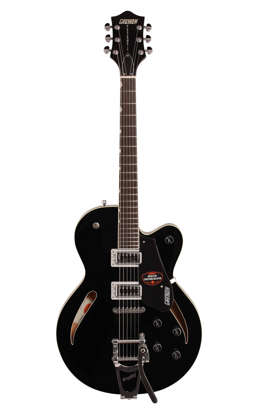 Black Electromatic Center-Block Guitar T4443