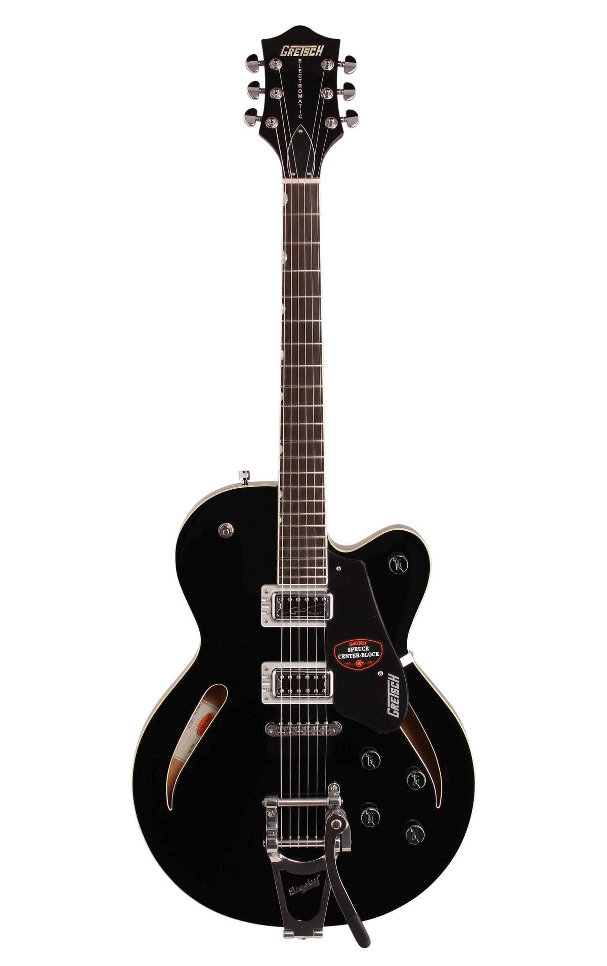 Black Electromatic Center-Block Guitar T4443