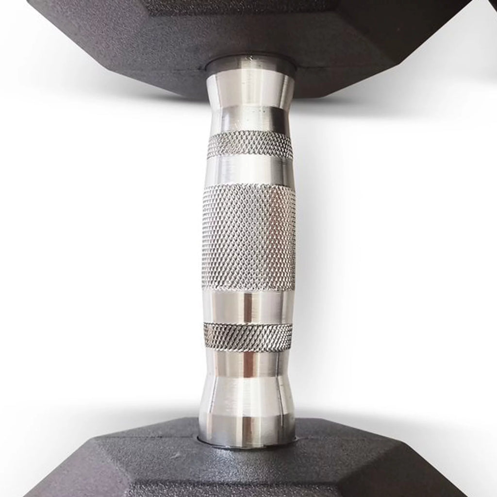 45 Pounds Hexagonal Cast Iron Dumbbell Pair U8113
