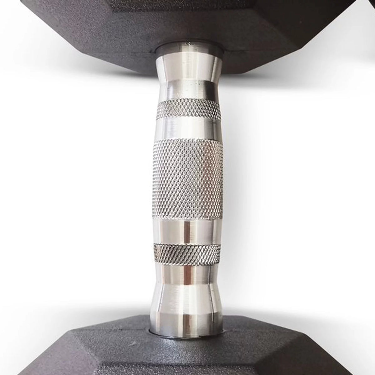 45 Pounds Hexagonal Cast Iron Dumbbell Pair U8113