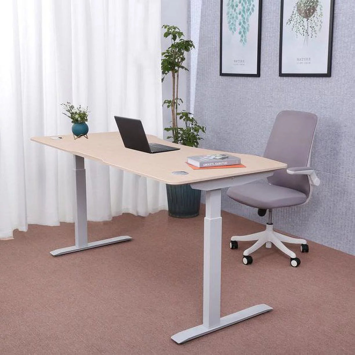 60" Electric Height Adjustable Standing Desk T380