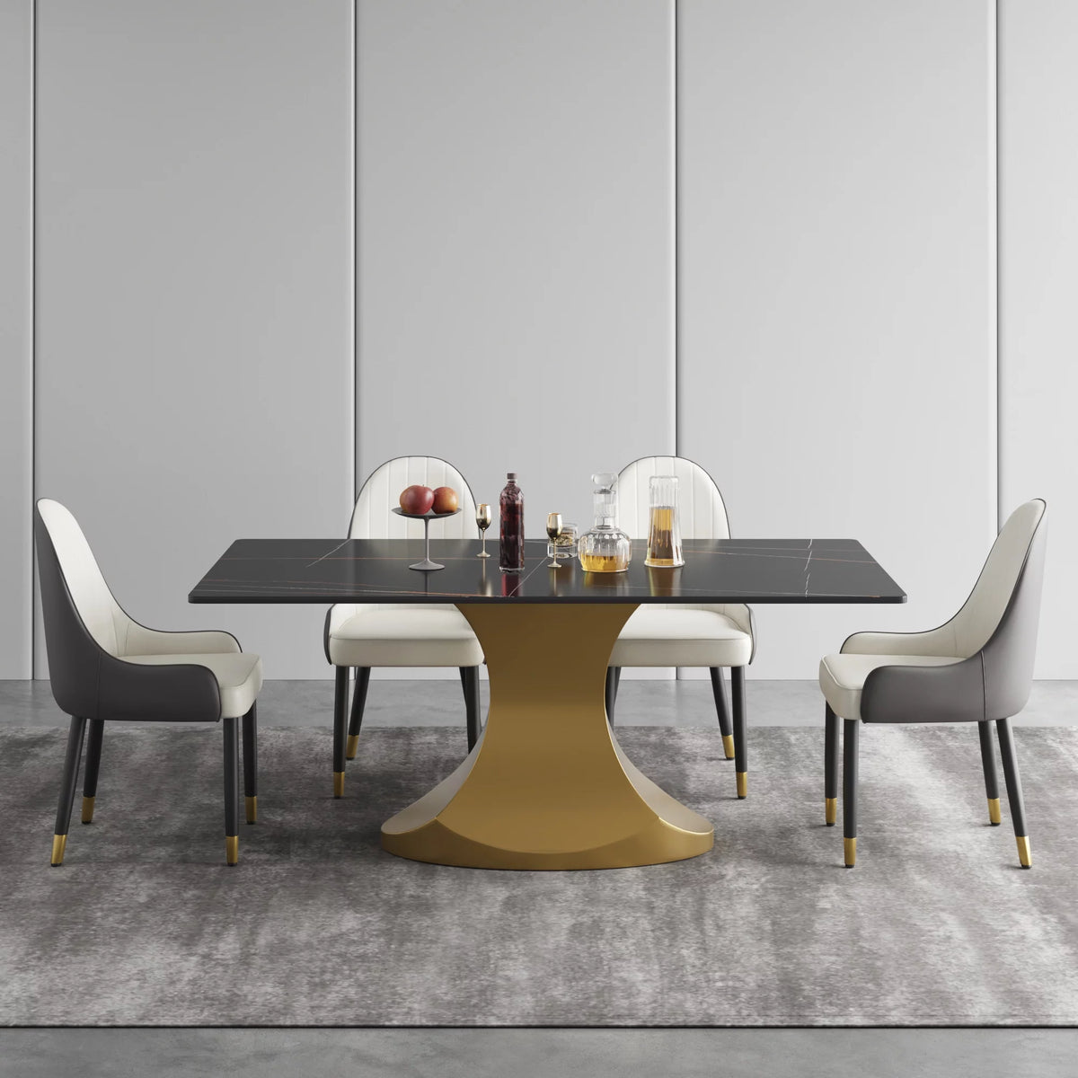 71" Sintered Stone Dining Table for 6 Person H161397