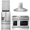 48 Gas Burner Electric Oven Range Range Hood Refrigerator Dishwasher V487