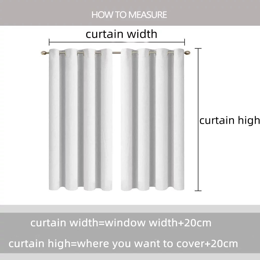 3D Wolf Printing Blackout Curtains Z821076