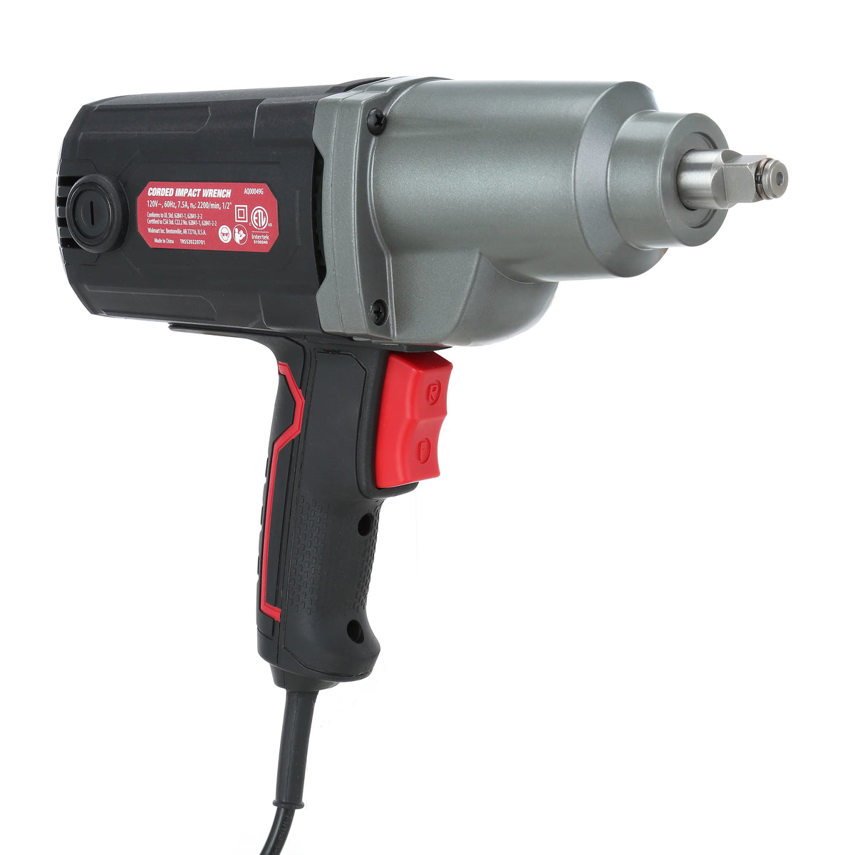 7.5A Corded Impact Wrench with 1/2 inch Anvil F988