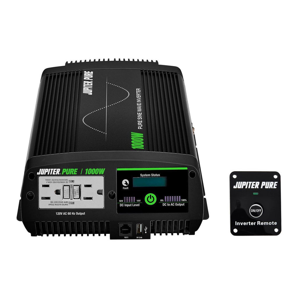 1000 Watt Continuous 2000 Watt Peak Pure Sine Wave Power Inverter H14571