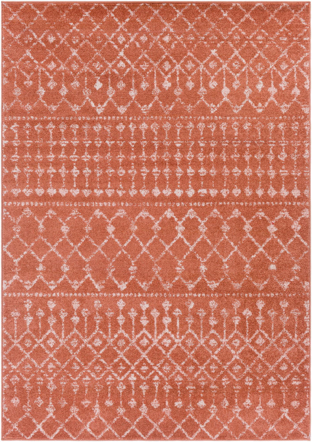 5x7 Coral Area Rug R92062