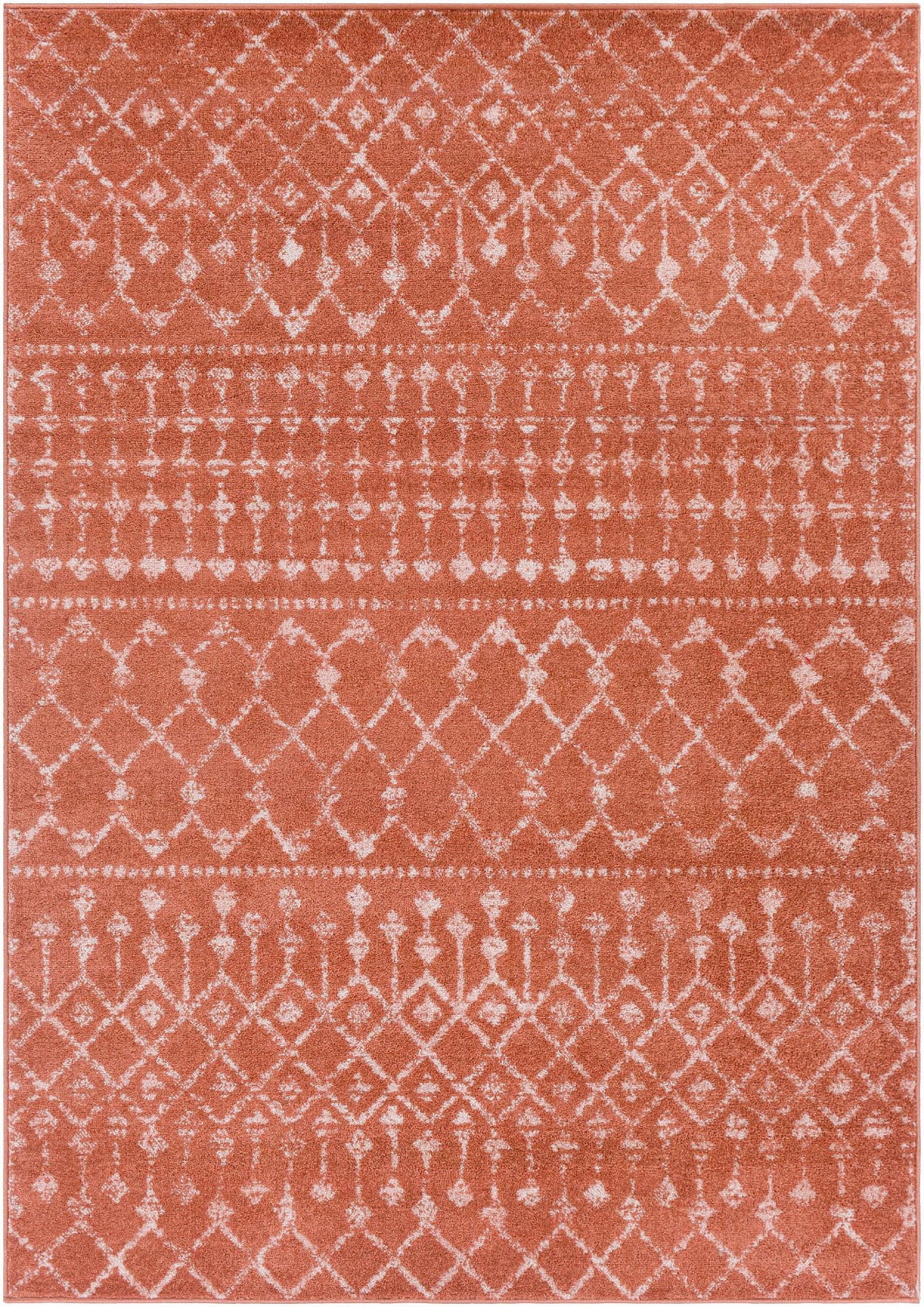5x7 Coral Area Rug R92062