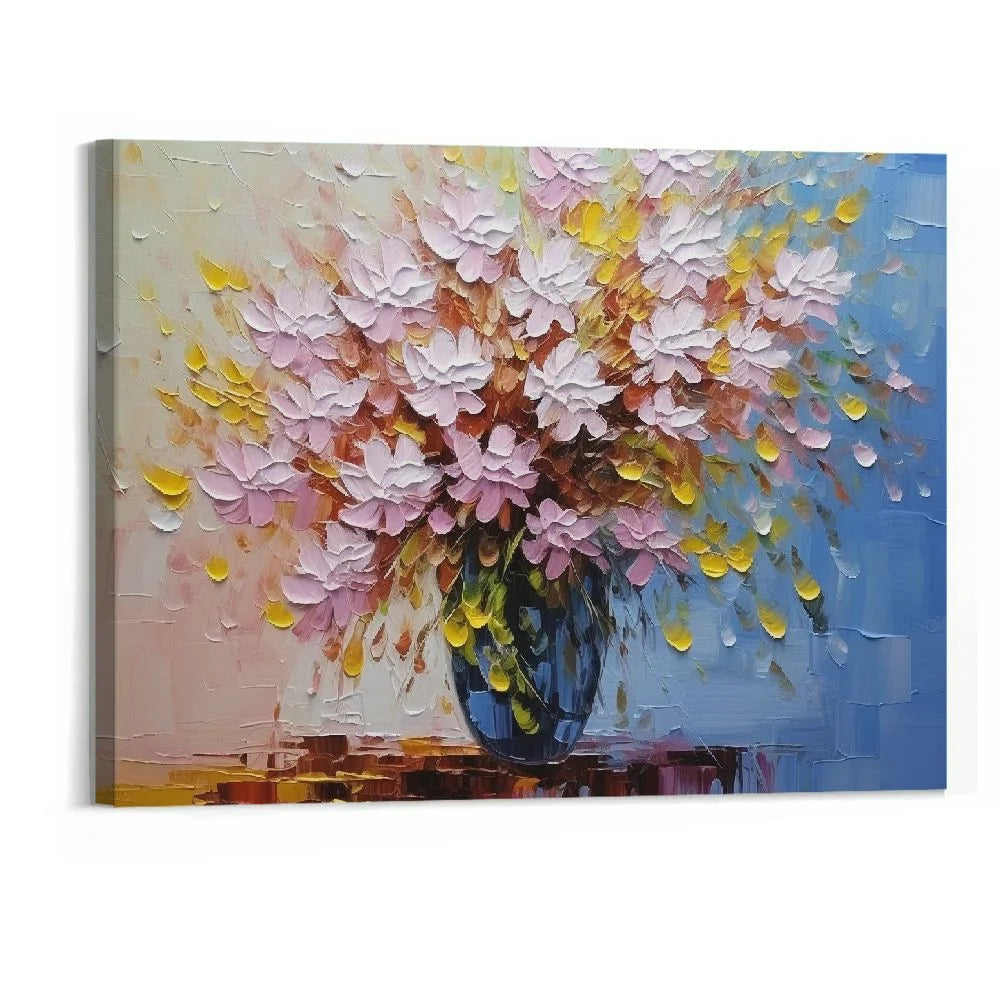 20x16Inch Framed Floral Oil Painting Wall Art R896