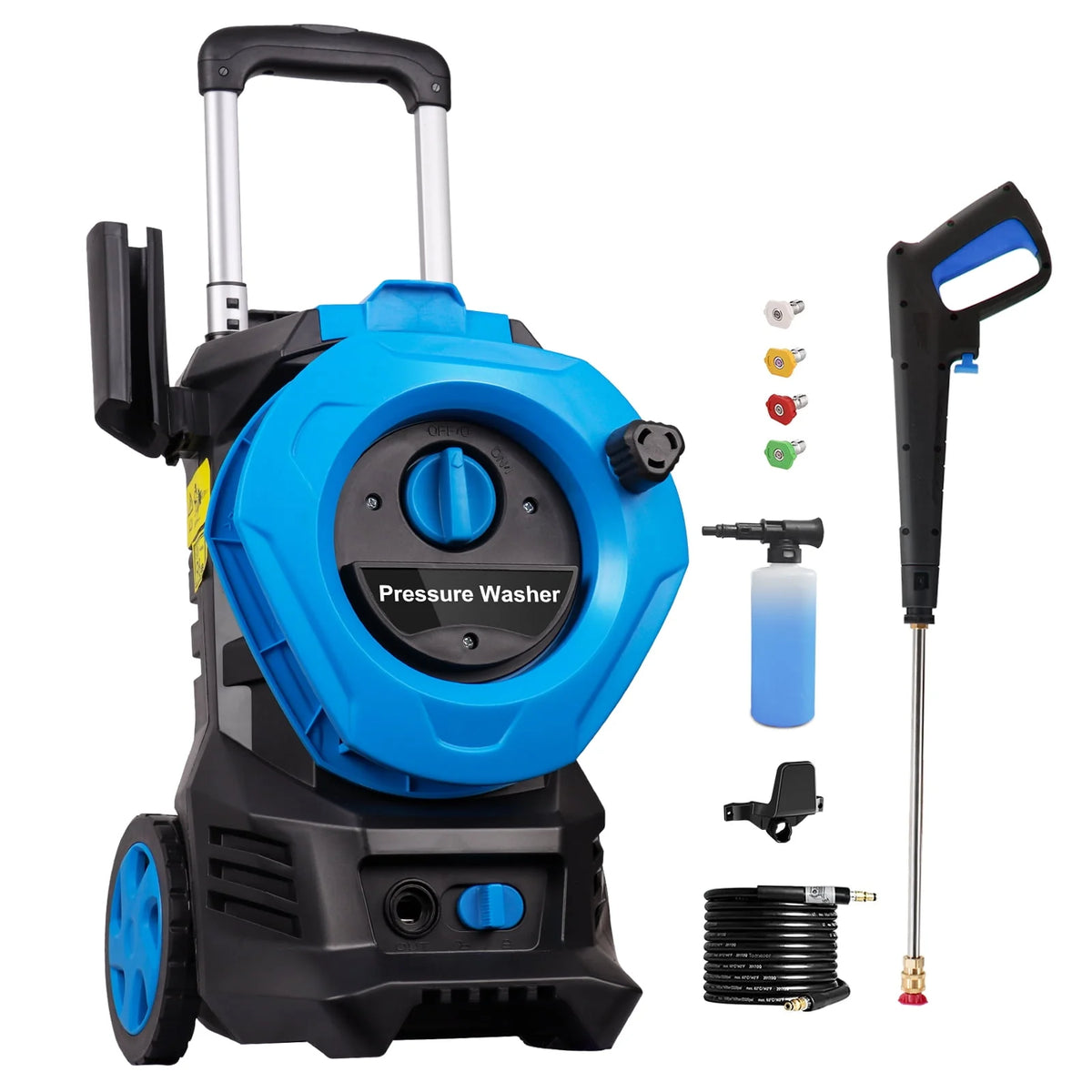 3500 PSI 2.5 GPM Electric Pressure Washer with 25FT Hose F78744