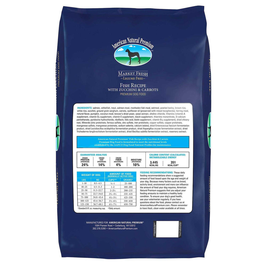 Market Fresh Fish Recipe Dry Dog Food W942349
