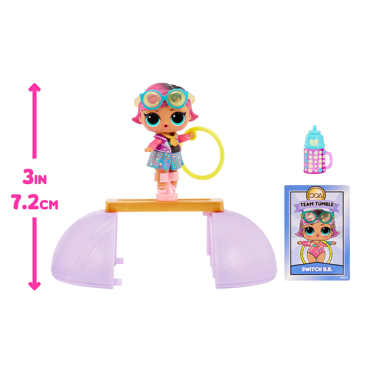 LOL Surprise Gymnastics Doll with 8 Surprises, Balance Beam Ball, Ages 4+ A9506