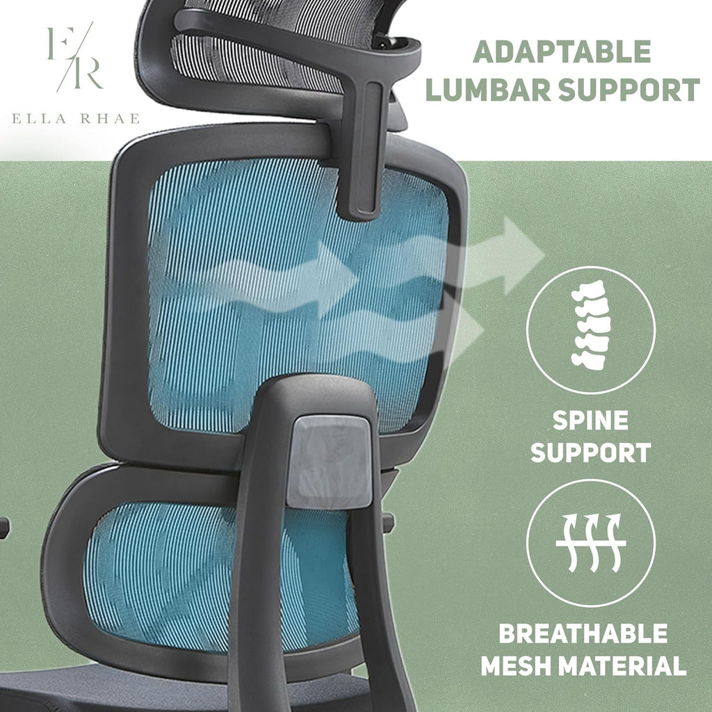 Black Mesh Ergonomic Office Desk Chair A3705