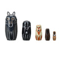 5Pcs Russian Matryoshka Doll Toy Nesting Doll Handmade Craft Q4023