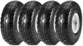 10" Air Tires for Garden Cart, 600 LB Capacity, 4 Pack D5322