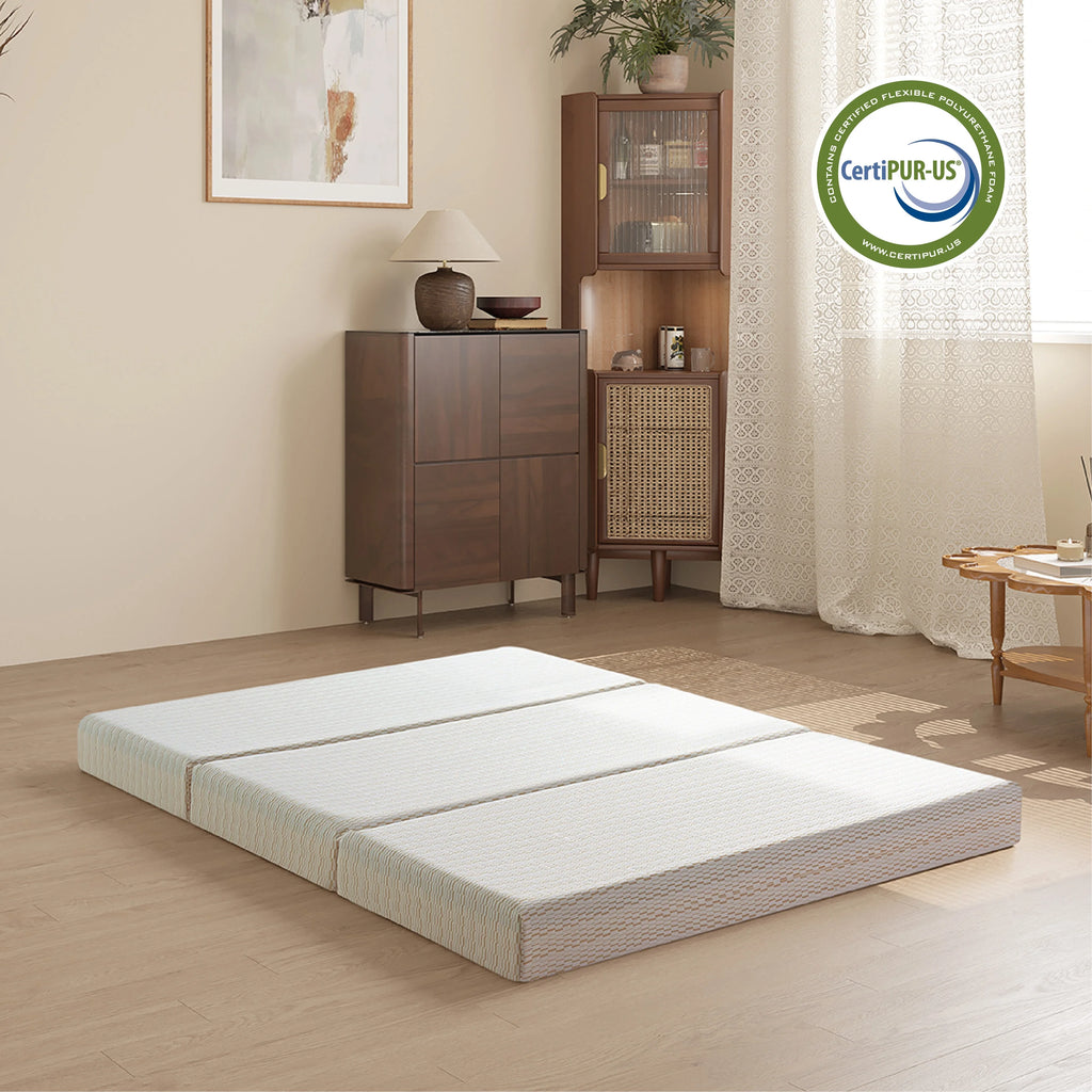 3 inch Twin Size Tri-Folding Memory Foam Mattress D68644