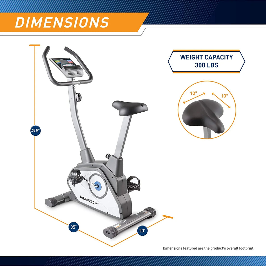 Upright Exercise Bike with Adjustable Seat L1688