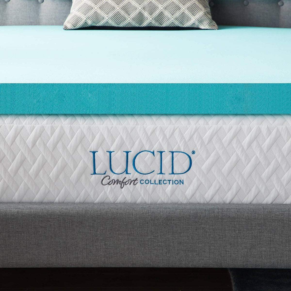 Twin Gel Memory Foam Topper with Cover B785