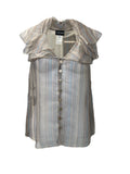 Striped Silk Blouse D6665