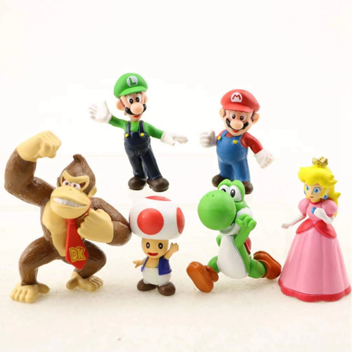 6 pcs Super Mario Action Mini Figure Set G709490