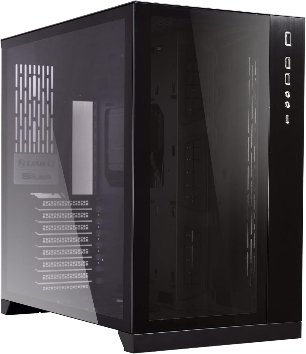 Black ATX Mid Tower Tempered Glass Computer Case M266874