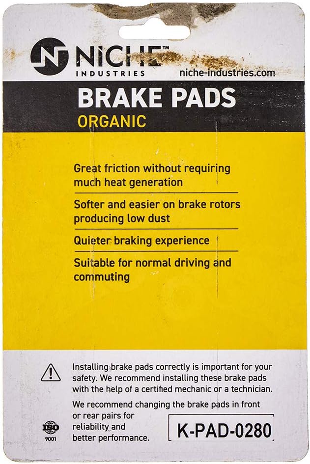 Brake Pad Set Organic Pack of 2 F2698