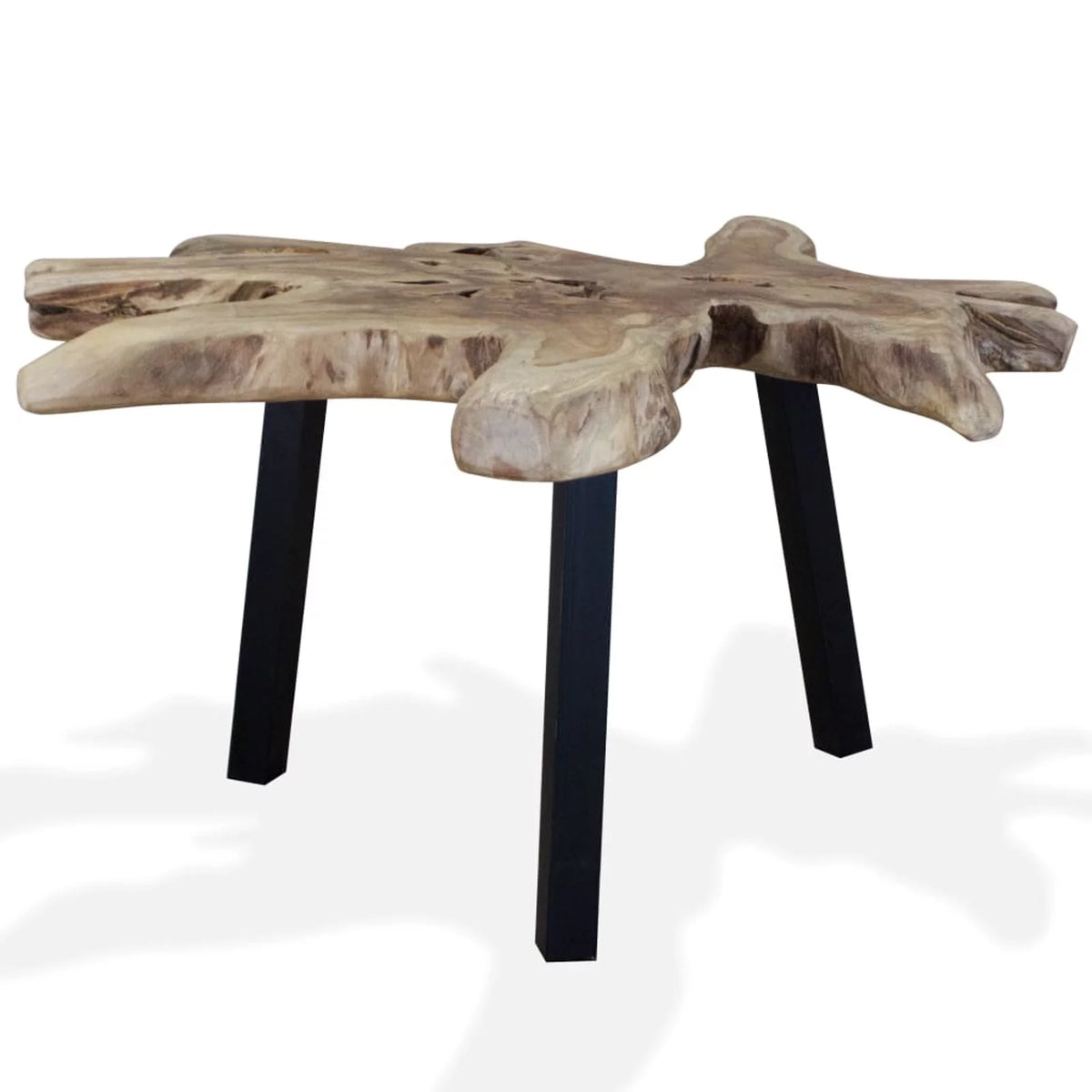 Teak Coffee Table with Steel Legs X77053