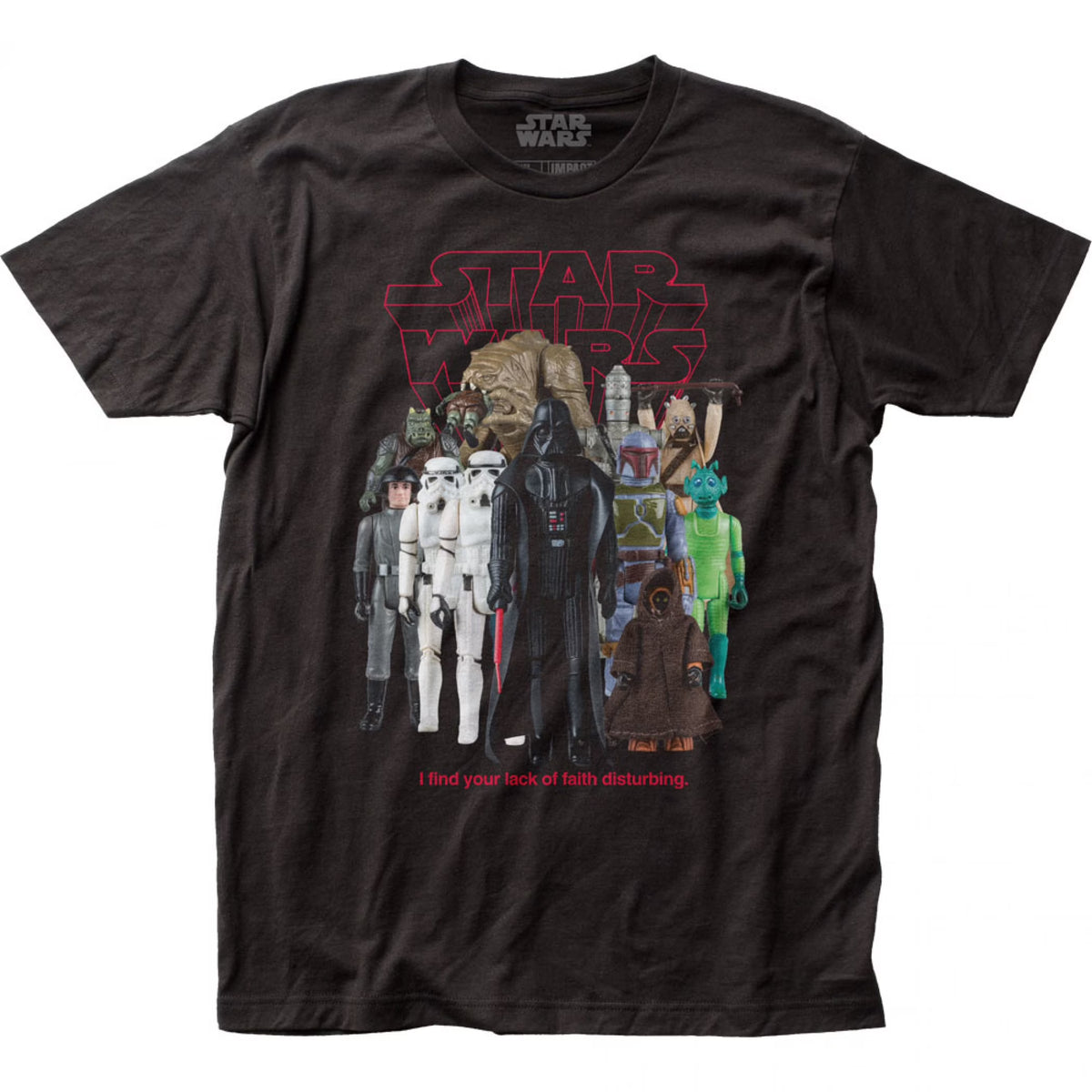 Star Wars Bad Guys Action Figures T-Shirt Small O658