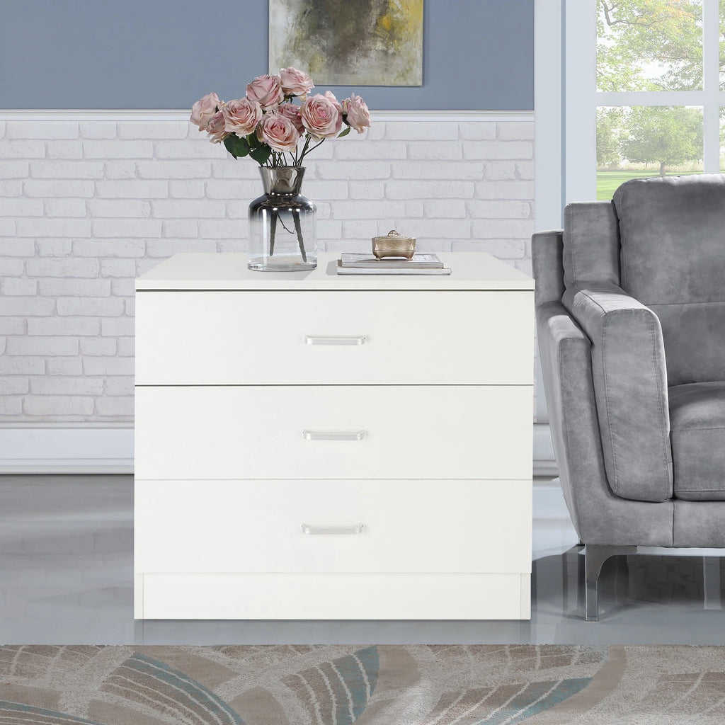 Black 4 Drawer Wood Dresser Z24972