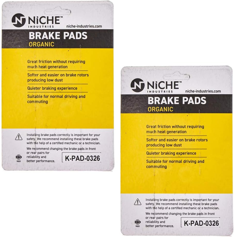 Brake Pad Set Organic Pack of 2 F2698