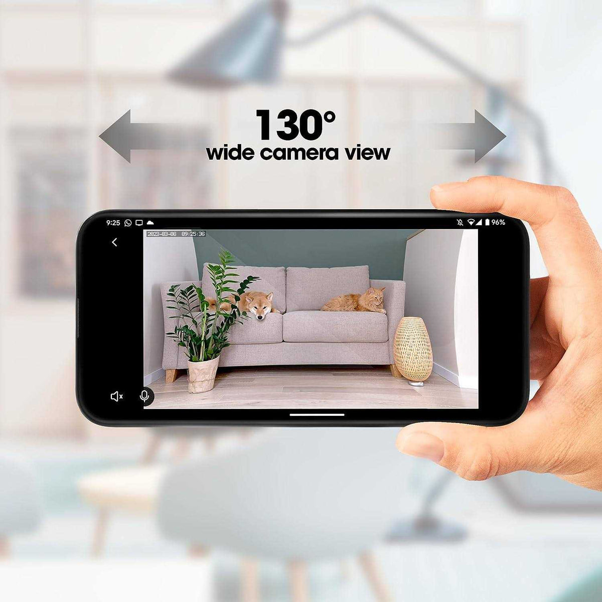 Pet Camera and Treat Dispenser with Motion Activation P202