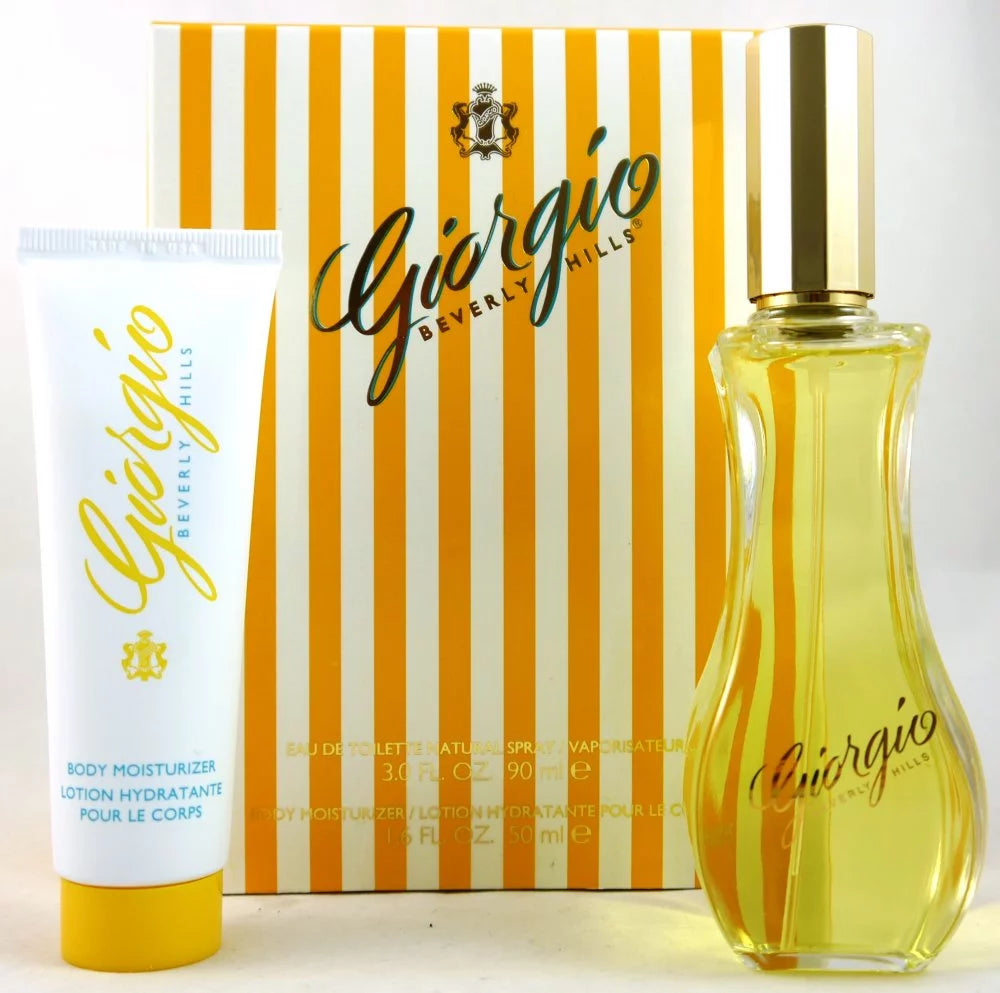 2 Pc Gift Set 3oz EDT Spray 1.6oz Body Moisturizer O5893
