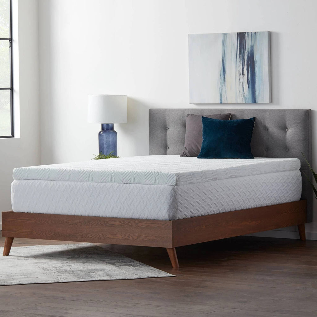Twin Gel Memory Foam Topper with Cover B785